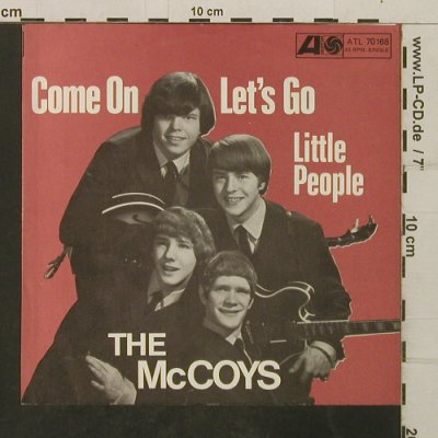 McCoys: Come On / Let's go Little People, Atlantic,OnlyCover(ATL 70 168), D,  - Cover - T3976 - 4,00 Euro