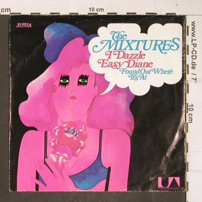 Mixtures: I Dazzle Easy Diane, m-/vg+, UA(UA 35 593), D, 1974 - 7inch - T4264 - 2,50 Euro