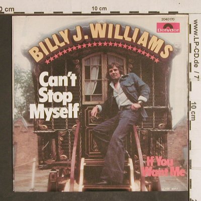 Williams,Billy J.: Can't Stop Myself, Polydor(2040 170), D, 1977 - 7inch - T4320 - 2,50 Euro