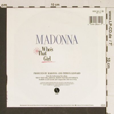 Madonna: Who's That Girl, Sire(928 341-7), D, 1987 - 7inch - T440 - 3,00 Euro
