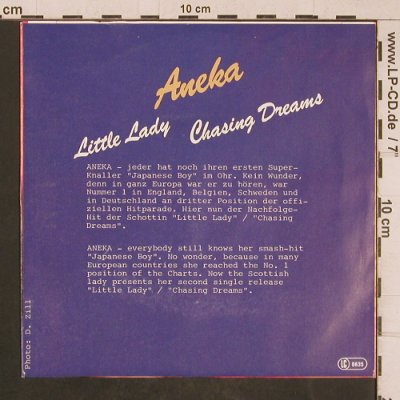 Aneka: Little Lady, Hansa(103 705-100), D, 1981 - 7inch - T4567 - 2,50 Euro