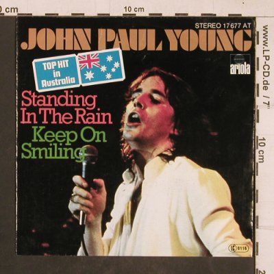 Young,John Paul: Standing In The Rain/Keep onSmiling, Ariola(17 677 AT), D,  - 7inch - T4632 - 2,50 Euro