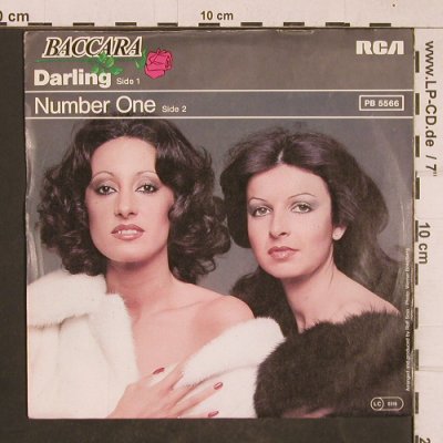 Baccara: Darling / Number One, RCA(PB 5566), D, 1978 - 7inch - T4669 - 3,00 Euro