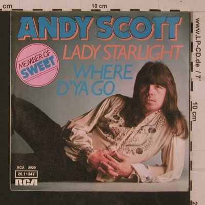 Scott,Andy: Lady Starlight, RCA(26.11347), D, 1975 - 7inch - T4696 - 3,00 Euro