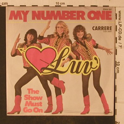 Luv: My Mumber One/The show must go on, Carrere(2044 197), D, 1980 - 7inch - T4721 - 2,50 Euro