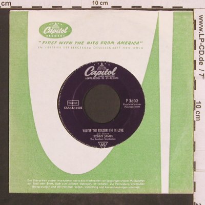 James,Sonny: You're the Reason I'm in Love, FLC, Capitol(F 3602), D, vg+/m-,  - 7inch - T4873 - 3,00 Euro