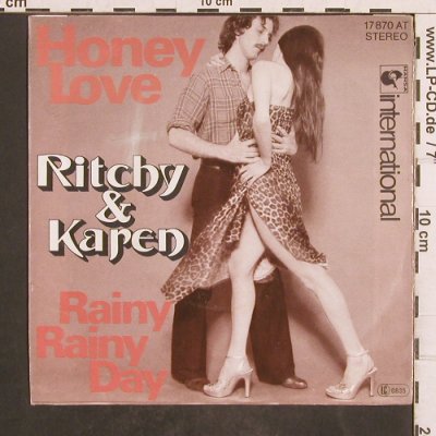 Ritchy & Karen: Honey Love, vg+/m-, Hansa(17 870 AT), D, 1977 - 7inch - T4885 - 2,50 Euro