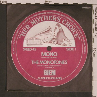 Monotones: Mono / Monotone Music, Metronome(0030.238), D, 1979 - 7inch - T5270 - 3,00 Euro
