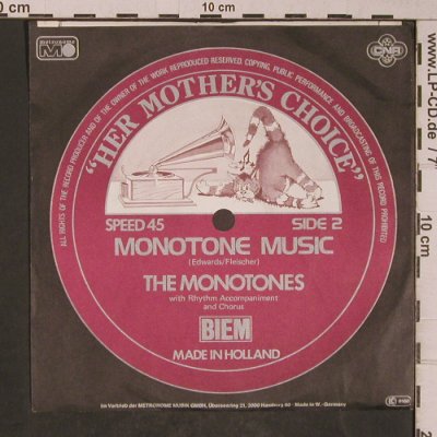Monotones: Mono / Monotone Music, Metronome(0030.238), D, 1979 - 7inch - T5270 - 3,00 Euro