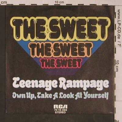 Sweet: Teenage Rampage, RCA(74-16 394), D, 1974 - 7inch - T5335 - 4,00 Euro