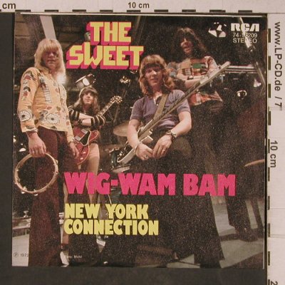 Sweet: Wig-Wam Bam, vg+/m-, RCA(74-16 209), D, 1972 - 7inch - T5339 - 2,50 Euro