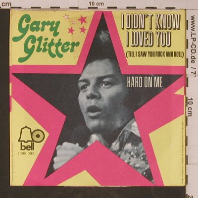 Glitter,Gary: I Didn't know I loved you, m-/VG+, Bell(2008 099), D, 1972 - 7inch - T5342 - 2,50 Euro