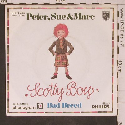 Peter, Sue & Marc: Scotty Boys / Bad Breed, m-/vg+, Philips(6003 744), D, 1979 - 7inch - T5369 - 2,50 Euro