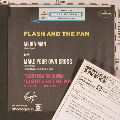 Flash And The Pan: Media Man, Mercury(6059 261), D, 1980 - 7inch - T5510 - 3,00 Euro