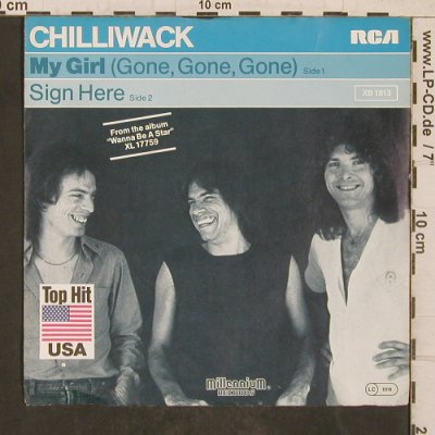 Chilliwack: My Girl, m-/vg+, RCA(XB 1813), D, 1981 - 7inch - T5641 - 3,00 Euro