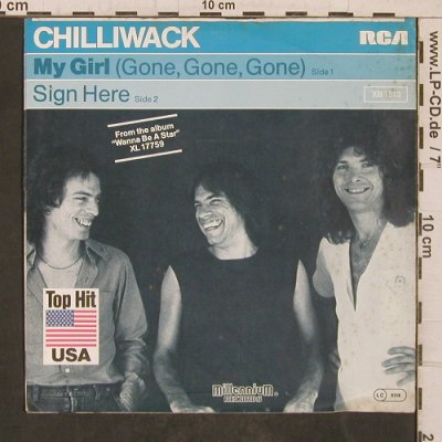 Chilliwack: My Girl, m-/vg+, RCA(XB 1813), D, 1981 - 7inch - T5641 - 3,00 Euro