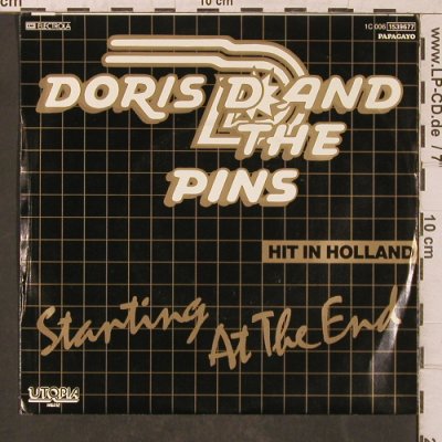 Doris D. and the Pins: Starting at the end, MusterStoc, Papagayo(1539677), D, 1983 - 7inch - T5664 - 3,00 Euro
