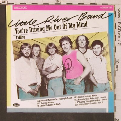 Little River Band: You're Driving Me out of My Mind, Capitol(006-86 681), D, 1983 - 7inch - T5667 - 2,50 Euro