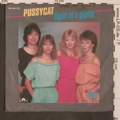 Pussycat: Light of a gipsy, Polydor(881 426-7), D, 1984 - 7inch - T5675 - 4,00 Euro