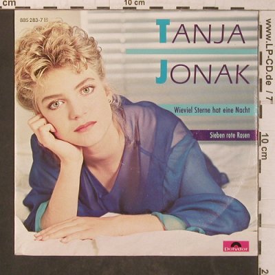 Jonak,Tanja: Wieviel Sterne hat eine Nacht, Polydor(885 283-1), D, 1988 - 7inch - T5715 - 43,00 Euro