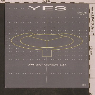 Yes: Owner Of A Lonely Heart,Only Cover, Atco(79-9817-7), D, 1983 - Cover - T5769 - 2,50 Euro
