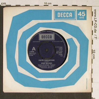 Williams,Kenny: (You're) Fabulous Babe, FLC, Decca(F R 13731), UK, 1977 - 7inch - T961 - 3,00 Euro