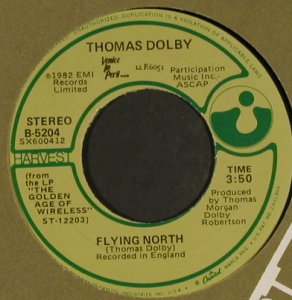 Dolby,Thomas: She Blinded Me With Science, FLC, Harvest(B-5204), US, 1982 - 7inch - T988 - 3,00 Euro