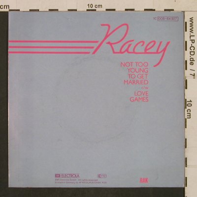 Racey: Not Too Young To Get Married, RAK(008-64 927), D, Facts, 1982 - 7inch - T1721 - 5,00 Euro