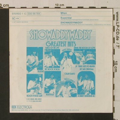 Showaddy Waddy: When / Superstar, Arista/EMI(006-98 764), D, 1977 - 7inch - T2526 - 2,50 Euro