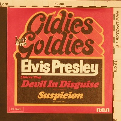 Presley,Elvis: Devil in Disguise/Suspicion, RCA(PB 09002), D,  - 7inch - T4496 - 4,00 Euro