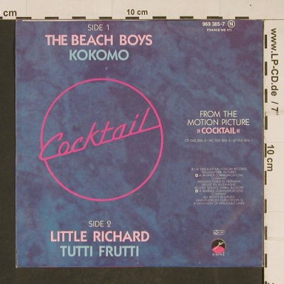 Beach Boys / Little Richard: Kokomo / Tutti Frutti - OST, Elektra(969 385-7), D, 1988 - 7inch - T602 - 3,00 Euro