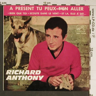 Anthony,Richard: A Present tu Peux t'en Aller, HMV(7EPL 14.039), E, vg+/vg+, 1964 - EP - T823 - 3,00 Euro