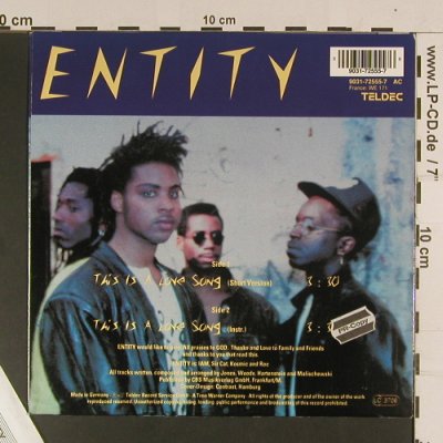 Entity: This is a Love Song, Teldec(9031-72555-7), D, 1990 - 7inch - S8050 - 2,50 Euro