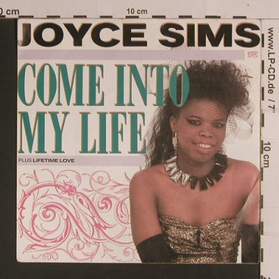 Sims,Joyce: Come Into My Life / Lifetime Love, London(6.15037 AC), D, 1988 - 7inch - S8299 - 3,00 Euro