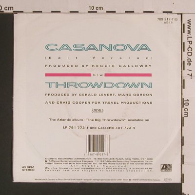 LeVert: Casanova / Throwdown, Atlantic(789 217-7), D, 1987 - 7inch - S8300 - 2,50 Euro