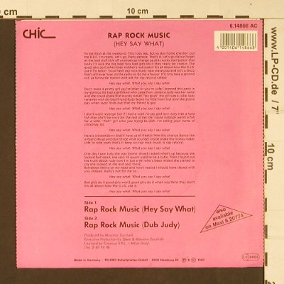 Qwai: Rap Rock Music, Chic(), D, 1987 - 7inch - S9062 - 2,50 Euro