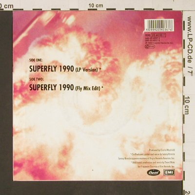 Mayfield,Curtis and ICE-T: Superfly 1990 *2 ( LPvers/FlyMixEd), Capitol(20 4036 7), D, 1990 - 7inch - S9181 - 5,00 Euro