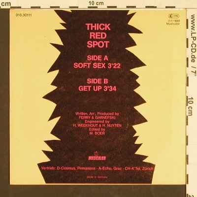 Thick Red Spot: Soft Sex / Get Up, Musicolor(010.30111), D, 1989 - 7inch - S9545 - 3,00 Euro