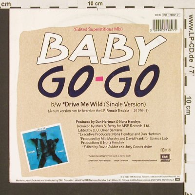 Hendryx,Nona: Baby Go-Go / Drive me wild, EMI(20 1982 7), D, 1987 - 7inch - S9551 - 2,50 Euro