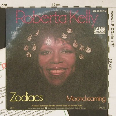 Kelly,Roberta: Zodiacs /  Moondreaming, Atlantic(ATL 10 937), D, 1977 - 7inch - S9677 - 2,50 Euro