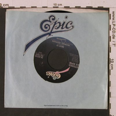 Jackson,Michael: Beat It / Get On The Floor, FLC, Epic,Promo-Stol(34-03759), US, 1982 - 7inch - T2474 - 7,50 Euro