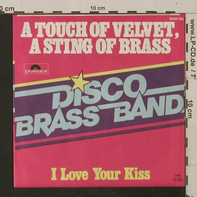 Disco Brass Band: A Touch Of Velvet,A String Of Brass, Polydor(2040 195), D, 1978 - 7inch - T2506 - 3,00 Euro