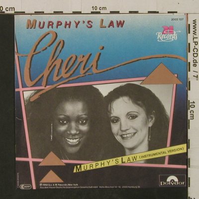 Cheri: Murphy's Law / Inst., Polydor/M Rec.(2002 157), D, 1982 - 7inch - T2532 - 2,50 Euro