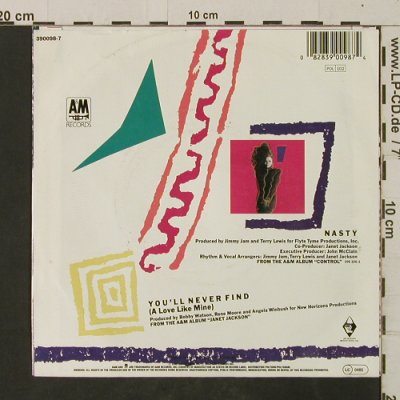 Jackson,Janet: Nasty / You'll Never Find, AM(390098-7), D, 1986 - 7inch - T2674 - 2,00 Euro