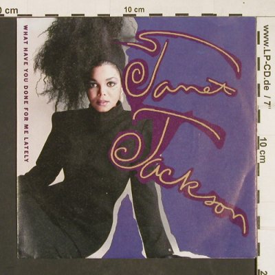 Jackson,Janet: What Have You Done For Me Lately, A&M(390 079-7), D, 1986 - 7inch - T269 - 3,00 Euro