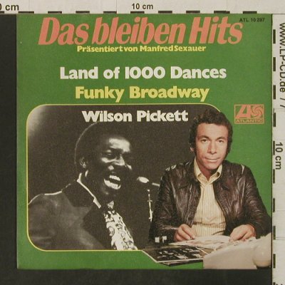 Pickett,Wilson: Land of 1000 Dances/Funky Broadway, Atlantic,Warenprobe(ATL 10 287), D,Ri, 1973 - 7inch - T3271 - 4,00 Euro