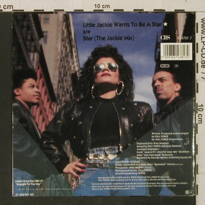 Lisa,Lisa And Cult Jam: Little Jackie Wants To Be A Star, CBS(654781 7), NL, 1989 - 7inch - T3282 - 3,00 Euro