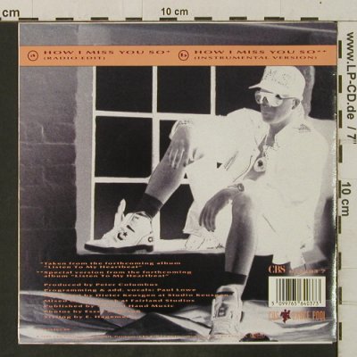 Sampson,P.M.: How I Miss You So*2, CBS(656403 7), D, 1990 - 7inch - T3426 - 2,00 Euro