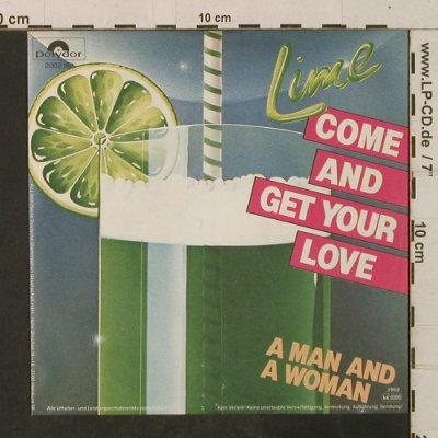 Lime: Come And Get Your Love/A Man And A, Polydor(2002 182), D, 1982 - 7inch - T3509 - 3,00 Euro