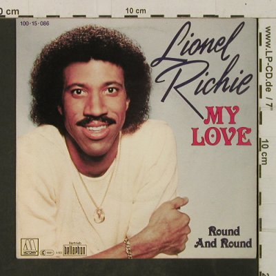 Richie,Lionel: My Love / Round And Round, Motown(100-15-086), D, 1983 - 7inch - T3533 - 2,50 Euro